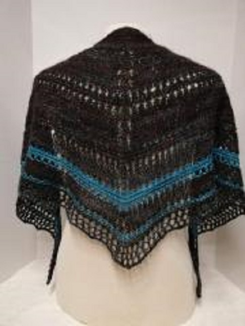 Cora - knitted shawl