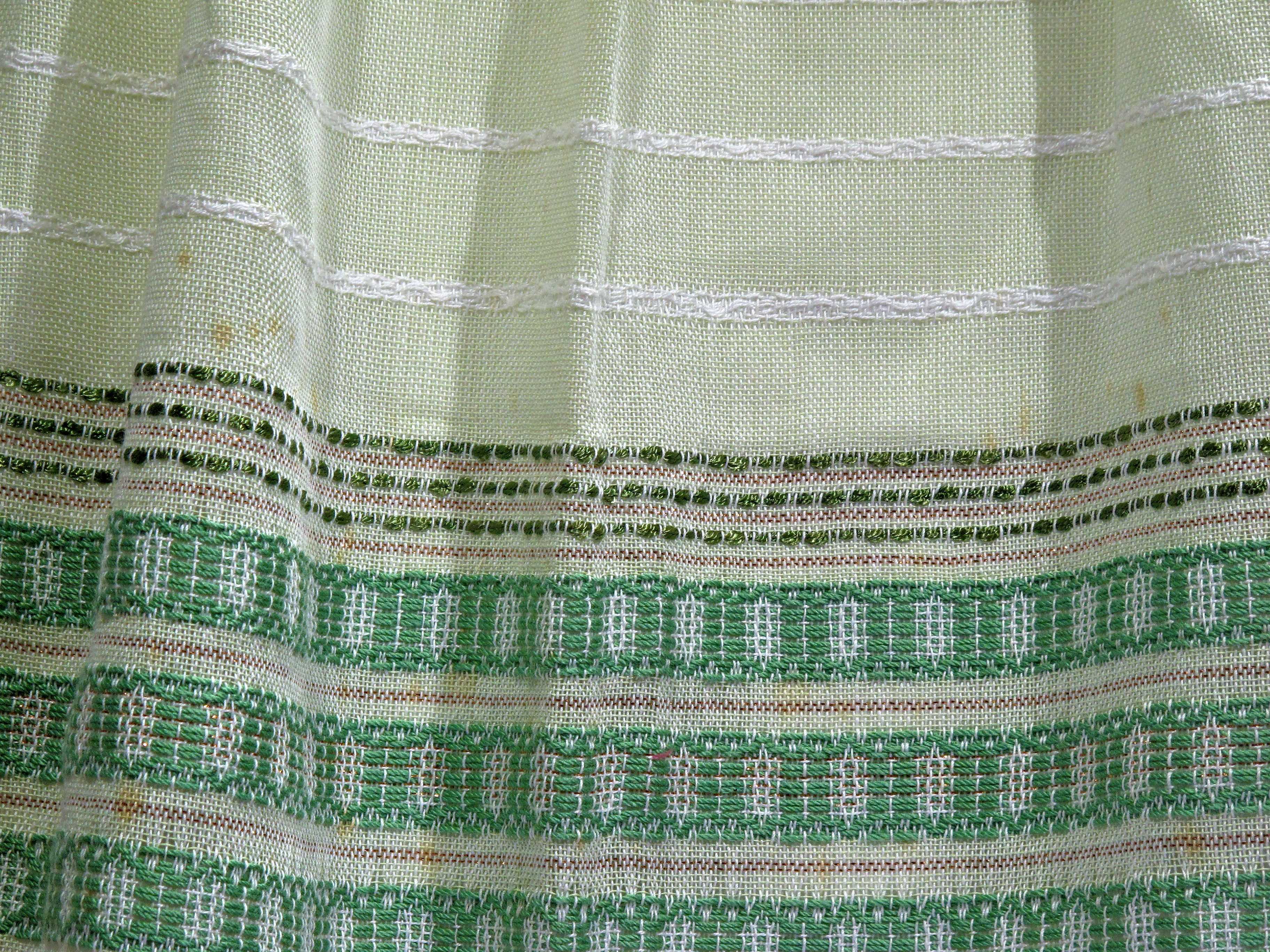 Apron detail - Iola Worthington (1986.3.1)