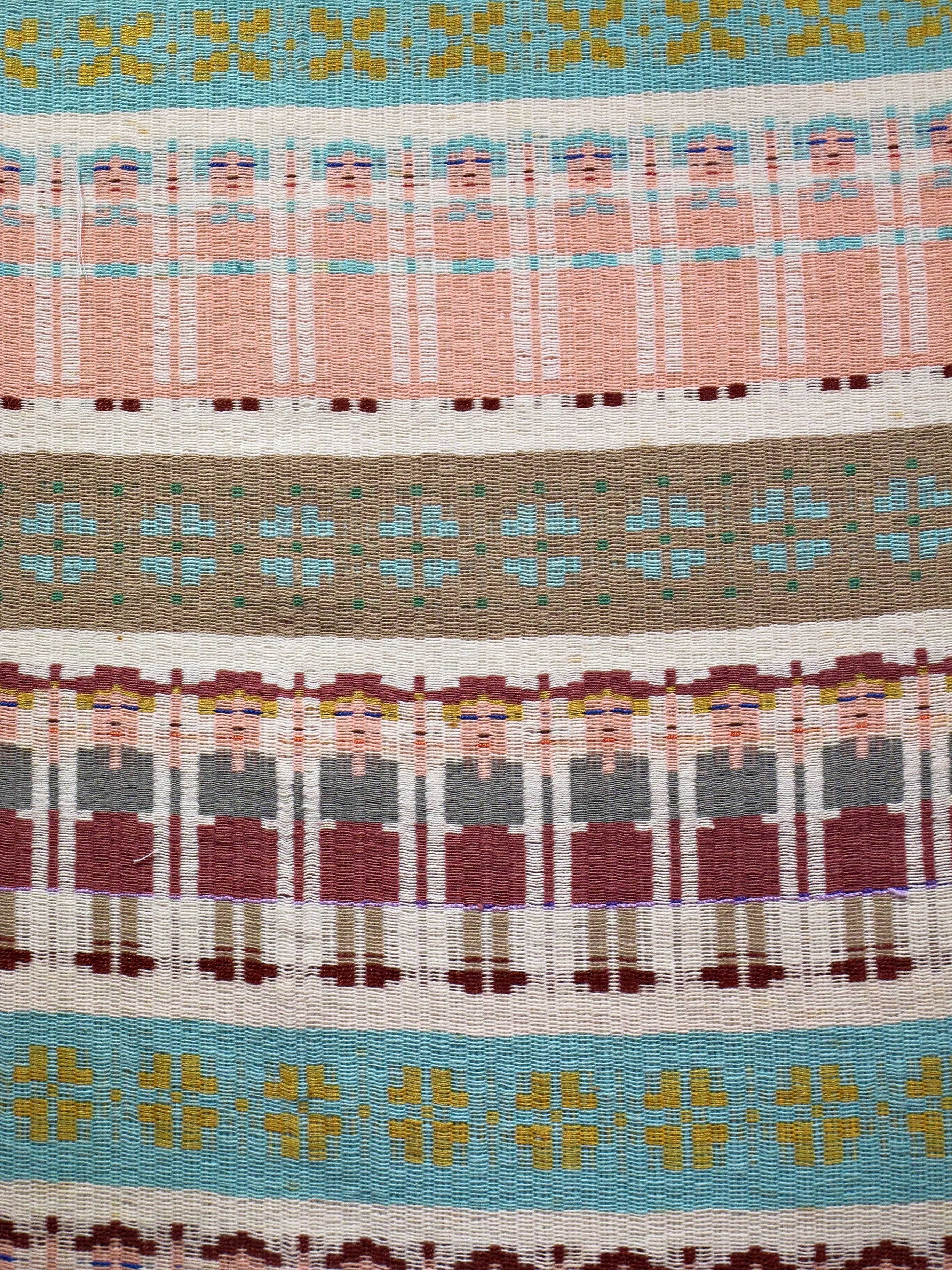 Wall Hanging detail - Ruth Anstey (1974.4.1)