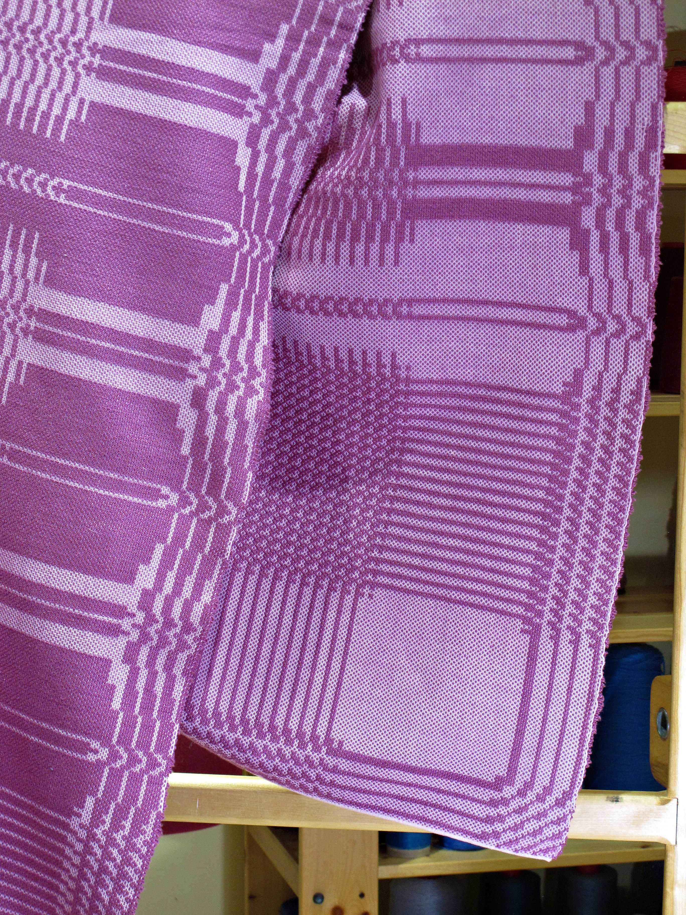Coverlet detail 1 - Marjorie Hill (1975.3.1)